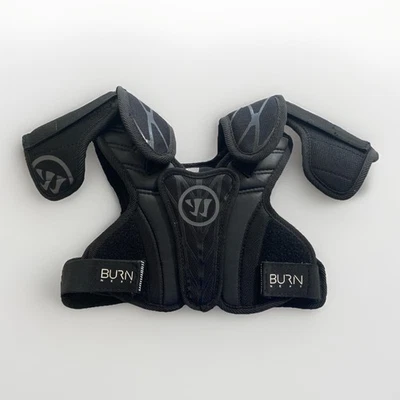 Almohadillas de hombro Warrior Burn NEXT de lacrosse negras - BNXTSP18-BK - Youth XS Foto 1 de 4