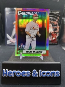 2025 Topps Update Mark McGwire #U90-19 Rainbow Foil St. Louis Cardinals 🚨 - Bild 1 von 2