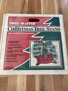 VINTAGE TREEMASTER CHRISTBAUMSTÄNDER METALL Emaille mit Tension Eze System USA! - Bild 1 von 7