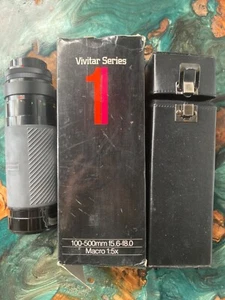 Vivitar Series 1 100-500mm 1:5.6-8 mc Zoom Lens - Picture 1 of 2