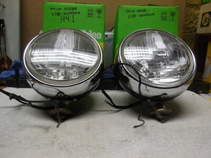 Cibie MINI OSCAR H4 auxiliary lamps (pair) complete, genuine rare variant, USED - Picture 1 of 23