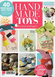 HAND MADE TOYS For Kids of All Ages! Crochet, Knit, Sew Book Amigurumi, Animals - Foto 1 di 5
