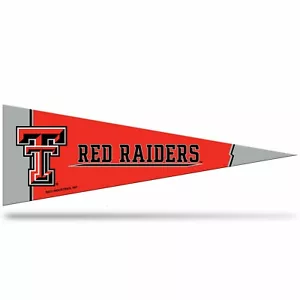 2 Texas Tech Red Raiders Middleman Pennants. Felt. 14-1/2" x 5". #916/A119 - Picture 1 of 1