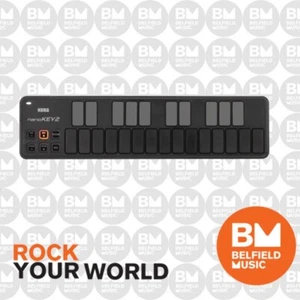 Korg NanoKey2 Black Keyboard USB Midi Controller Nano Key 2 Slim Line - BNIB - Picture 1 of 3