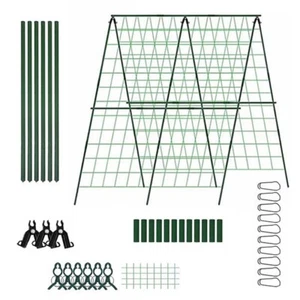Green Beans and Cucumbers Trellis 48 x 48 Inch Foldable A Frame Design - Picture 1 of 16