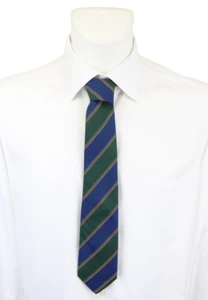 Corbata Salvatore Ferragamo Para Hombre 141 X 7.5 CM De Seda Rayada Formal - Imagen 1 de 8