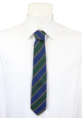 Corbata Salvatore Ferragamo Para Hombre 141 X 7.5 CM De Seda Rayada Formal - Imagen 1 de 4