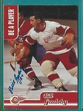 BILL GADSBY signed 1999 In The Game hockey card #R-8 DETROIT RED WINGS