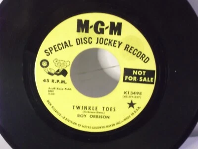 Roy Orbison,MGM K13498"Twinkle Toes"US,7" 45,1966 PROMO Rock N Roll hit, Mint - Image 1 of 2