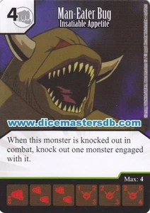 Man-Eater Bug Insatiable Appetite #056 - Yu-Gi-Oh! - Dice Masters - Picture 1 of 1
