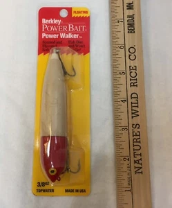 Berkley Power Bait Power Walker Floating Scented Flavored Soft Sleeve Top Water - Picture 1 of 3