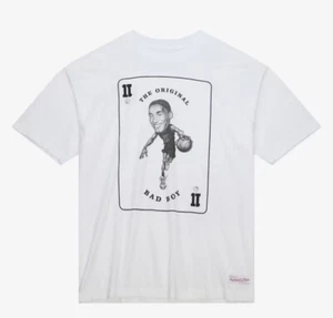 Men's Isiah Thomas White OG Bad Boy T-Shirt - Picture 1 of 4