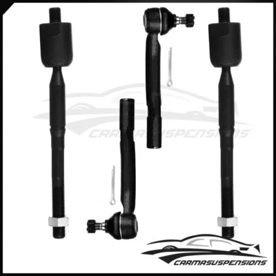 Fits 2002-2006 Toyota Camry 4x Front Steering Inner Outer Tie Rod End Linkage - Image 1 of 4