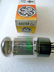 6AS7GA GE Green Print New Old Stock Valve A19  - Picture 1 of 3