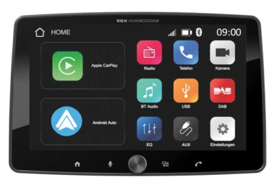 ESX Vmx900dab 1-DIN Radio 9" Pulgadas Bildschimr Coche Jugar Android Inalámbrico - Imagen 1 de 4