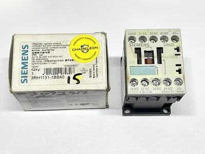 Siemens 3RH1131-1BB40 Relay Contactor AC-3 6 A / 230V AC - 3NO 1NC 24 VDC - image 1 of 4