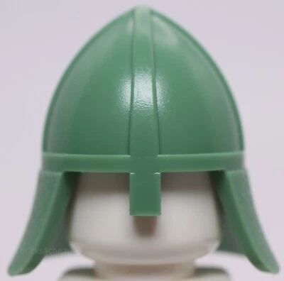 Lego Castillo Arena Verde Casco de Caballero con Protector de Nariz y Protector de Cuello Foto 1 de 2
