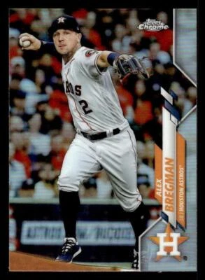 Alex Bregman 2020 Topps Chrome #102 Refractor - Image 1 of 2
