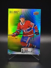 Cole Caufield 2021-22 Upper Deck Allure #R-50 Green/Blue Rainbow #107/299 RC