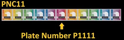 US 5013-5018 5018a Spectrum Eagle presorted first-class 25c PNC11 MNH 2015 - Image 1 of 2