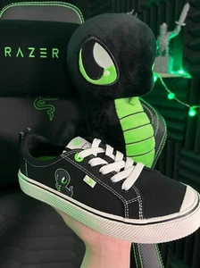 Zapatilla deportiva Cariuma OCA Low Razer de lona negra - para hombre talla 6,5/mujer talla 8 - Imagen 1 de 12