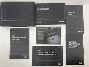 OEM 2020 Genesis G80 Owners Manual Book Guide Set - Picture 1 of 3
