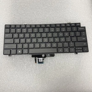 Genuine Dell Latitude 5420 7420 7520 Laptop US Backlit Keyboard MV4X8 0MV4X8 - Picture 1 of 3