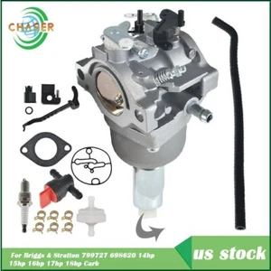 Carburetor For Briggs & Stratton 799727 698620 18hp 14hp 15hp 16hp 17hp Carb - Picture 1 of 6