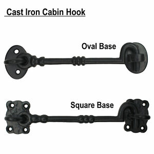 HOOK & EYE Classic Cast Iron Cabin 150Mm Latch Catch Cottage Style Door Gate 