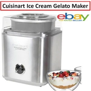 Cuisinart Ice Cream Maker Frozen Yoghurt Machine Dessert Gelato Fast Freezing AU - Picture 1 of 15