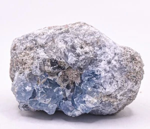 215g Celestite Druzy Cluster Natural Gemstone Crystal Mineral Rough - Madagascar - Picture 1 of 5