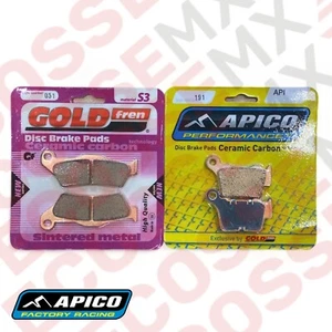 Sherco SE-F300 BREMSBELÄGE VORNE HINTEN 2013-2024 API 031 API 191 APICO/GOLD BREMSE - Bild 1 von 6