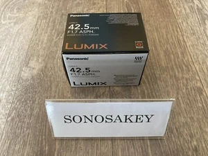 Panasonic H-HS043-K LUMIX G 42.5mm F1.7 ASPH. POWER O.I.S. Black New in Box - Picture 1 of 6