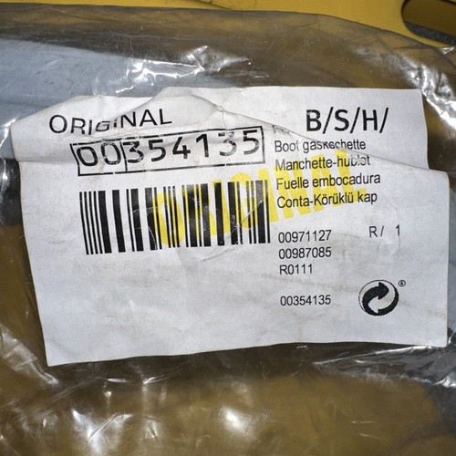 BRAND NEW Bosch 00354135 Washer Door Boot Gasket Seal 0706276 WH1 eBay