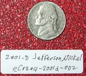 2000 D Jefferson Nickel Faint Lettering Errors; rare Old Coin for Collection - Picture 1 of 3
