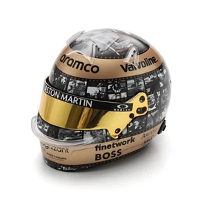 Spark Models Fernando Alonso - Mexican GP 2024 Mini Replica Helmet 1/5 Scale - Picture 1 of 5