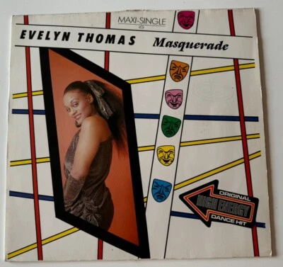 Evelyn Thomas - Masquerade - Pop 80er 80s- 12" Maxi-Single Vinyl LP - Bild 1 von 4