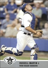 2005 Just Stars Silver #34 Russell Martin