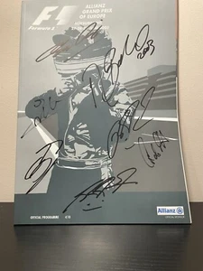 RUBENS BARRICHELLO Michael Schumacher Formula 1 Signed Book - Picture 1 of 3