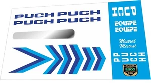 PUCH MISTRAL EQUIPE FRAME DECAL SET - Picture 1 of 1
