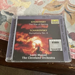 Stravinsky: Rite of Spring, Tchaikovsky: Symphony #4, Maazel/Cleveland, SACD - Picture 1 of 4