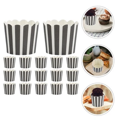  50 Pcs Caissette Muffins Papier Doublures En Pour Cupcakes Caisses À - Photo 1/4