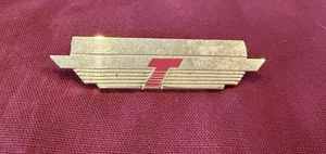 DONALD TRUMP SHUTTLE  AIRLINES Flight Attendant Crew GOLD WING ORIGINAL badge - Picture 1 of 5