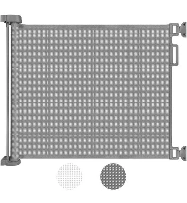 Looxii Retractable Stair Gate, Stair Safety Gate for Baby and Pet 88x140 cm/04 - Image 1 of 4