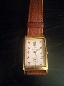 Antico orologio Art Decò Jules Jurgensen quadrante rettangolare - COSÌ COM'È NON TESTATO - Foto 1 di 2