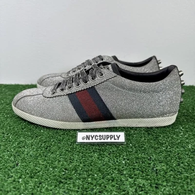 Gucci Mujer Bambi Web Plateado 419544KW0408162 Talla 38 Foto 1 de 4