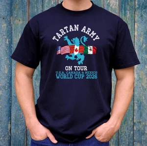 Tartan Army on Tour, Scotland World Cup 2026 tshirt, Scotland Supporters Top - Picture 1 of 10