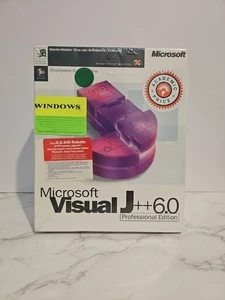 Microsoft Visual J++ 6.0 Professional Edition New Sealed  - Picture 1 of 6