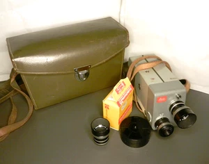 Vintage Leitz Wetzlar LEICINA 8mm Cine Film Camera & Case, ungetestet - [z7] - Bild 1 von 12
