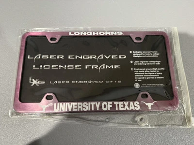 Рама для номерного знака Техасского университета новая - Изображение 1 из 2